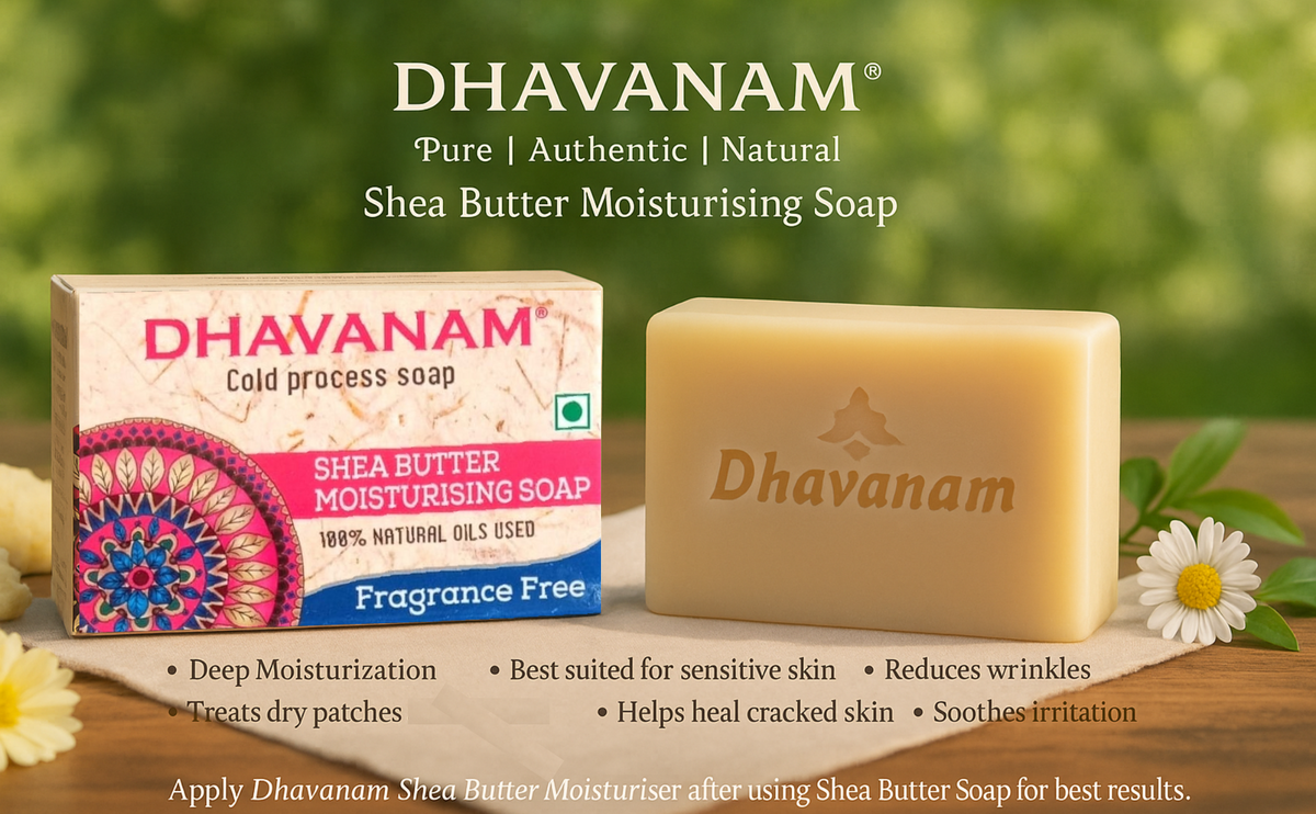 Fragrance Free Shea Butter Moisturising Soap – For Soft Skin (pack of3)