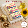 Fragrance Free Shea Butter Moisturising Soap – For Soft Skin (pack of3)